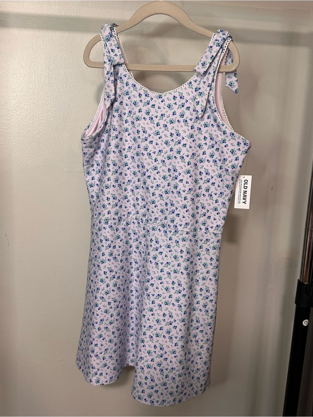 Old Navy Light Pink Active Dress with Lace Trim